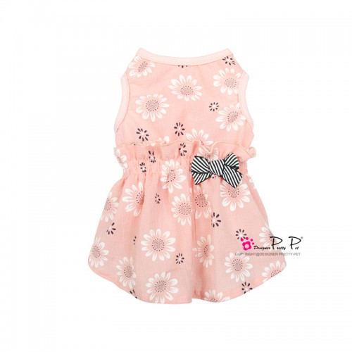 Pretty Pet Flower Dress (Pink)